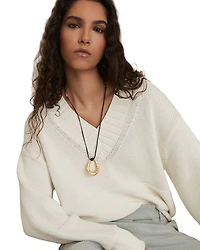 Jenny Knit V Neck Sweater