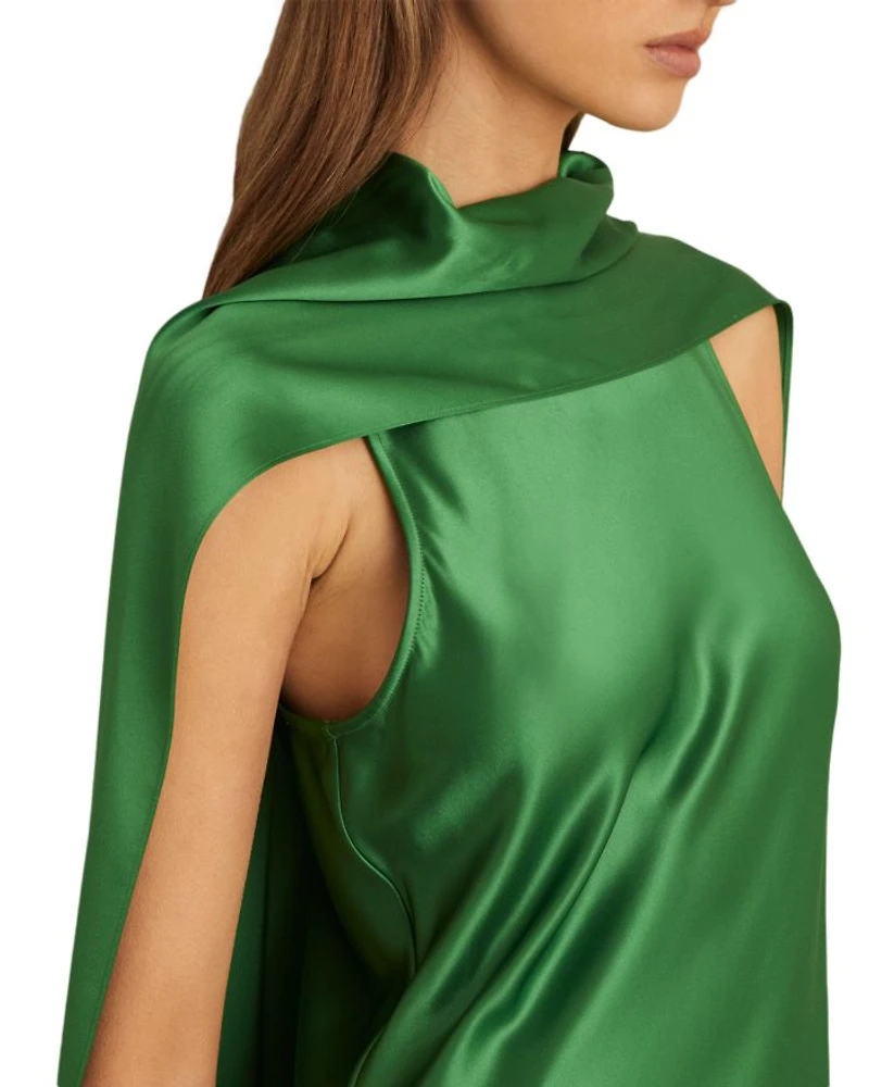 Fae Cape Back Maxi Dress