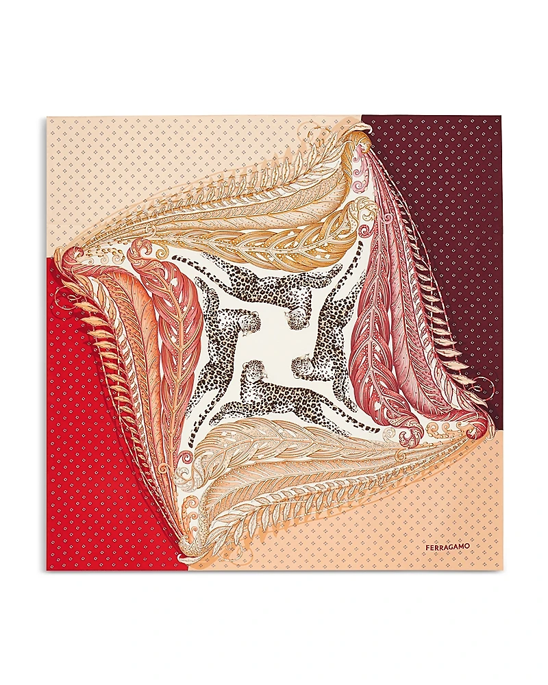 Ferragamo Madras Silk Scarf