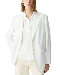 Single Breasted Linen Blazer