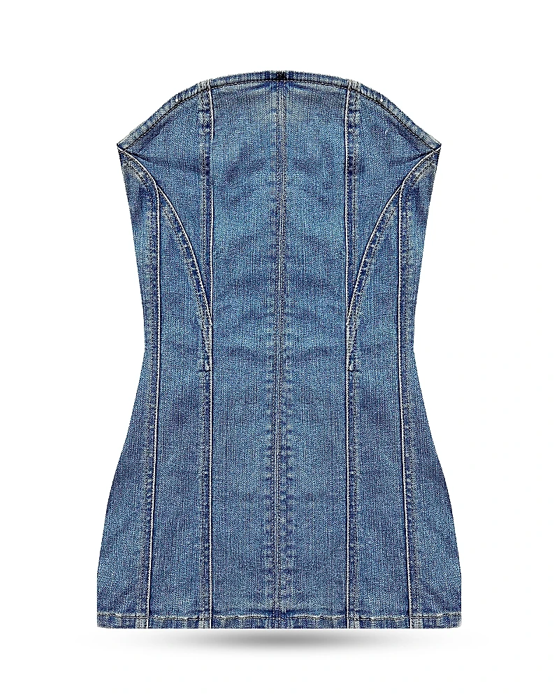 KatieJnyc Girls' Tween Rome Denim Mini Dress - Big Kid