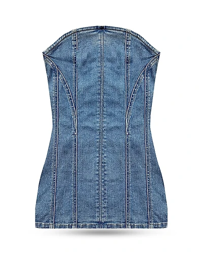 KatieJnyc Girls' Tween Rome Denim Mini Dress - Big Kid