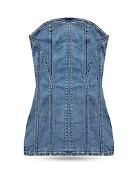KatieJnyc Girls' Tween Rome Denim Mini Dress - Big Kid