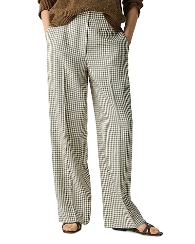 Theory Linen Blend Pants