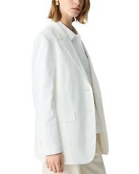 Single Breasted Linen Blazer