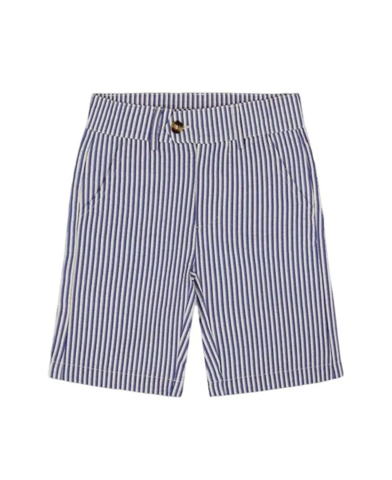Boys' Slant Pocket Bermuda Striped Shorts - Little Kid, Big Kid