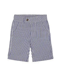 Deux par Boys' Slant Pocket Bermuda Striped Shorts - Little Kid
