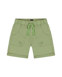 Deux par Deux Boys' Stretch Twill Short