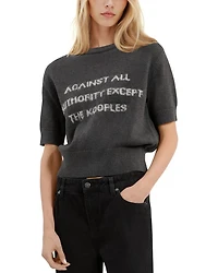 Short Sleeve Authority Sweater