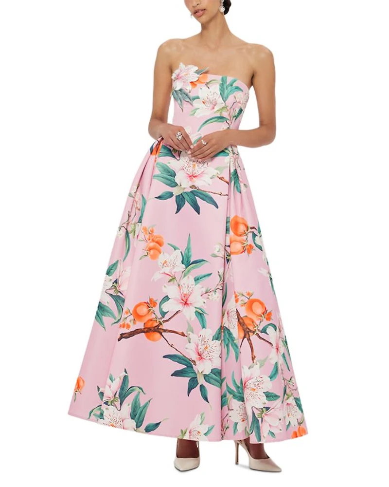 Nora Bustier Maxi Dress
