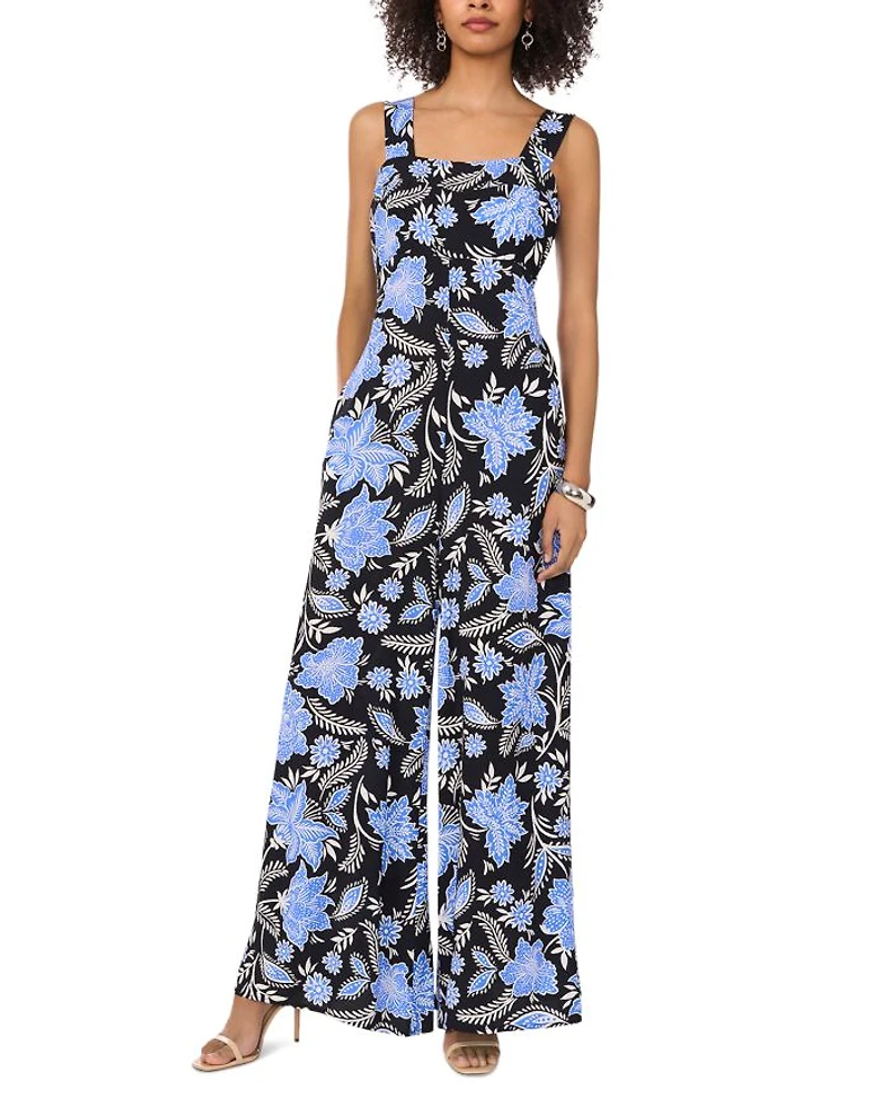 Square Neck Sleeveless Jumpsuit