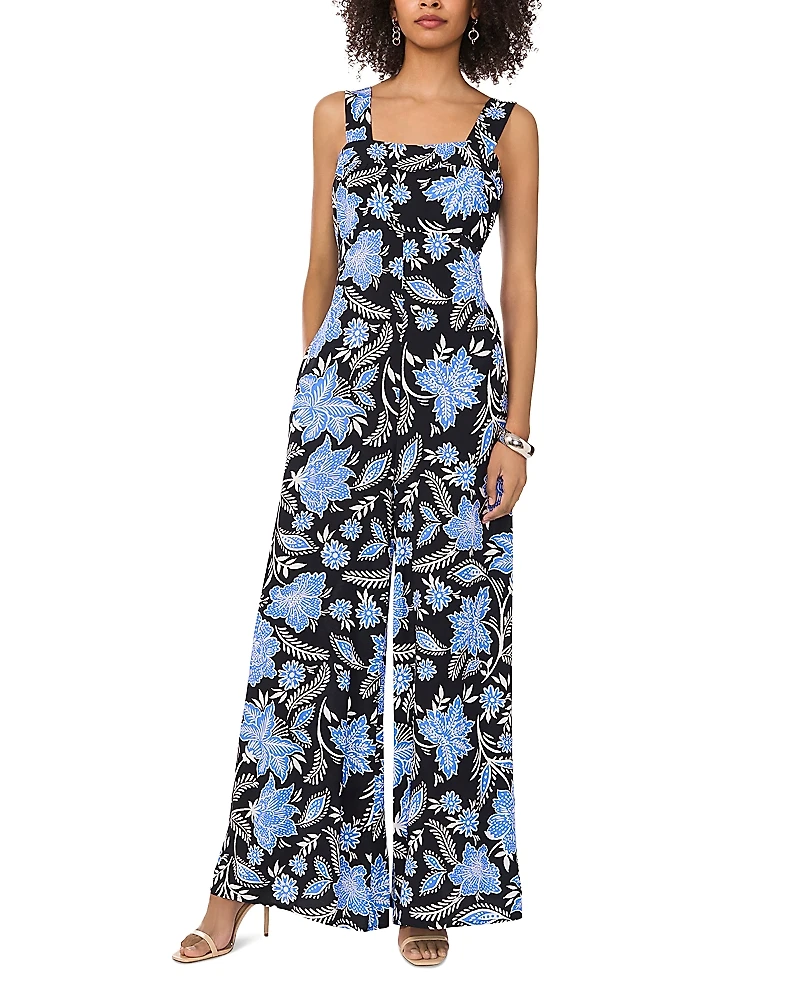 Vince Camuto Square Neck Sleeveless Jumpsuit