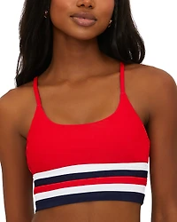 Beach Riot Mae Ribbed Bikini Top