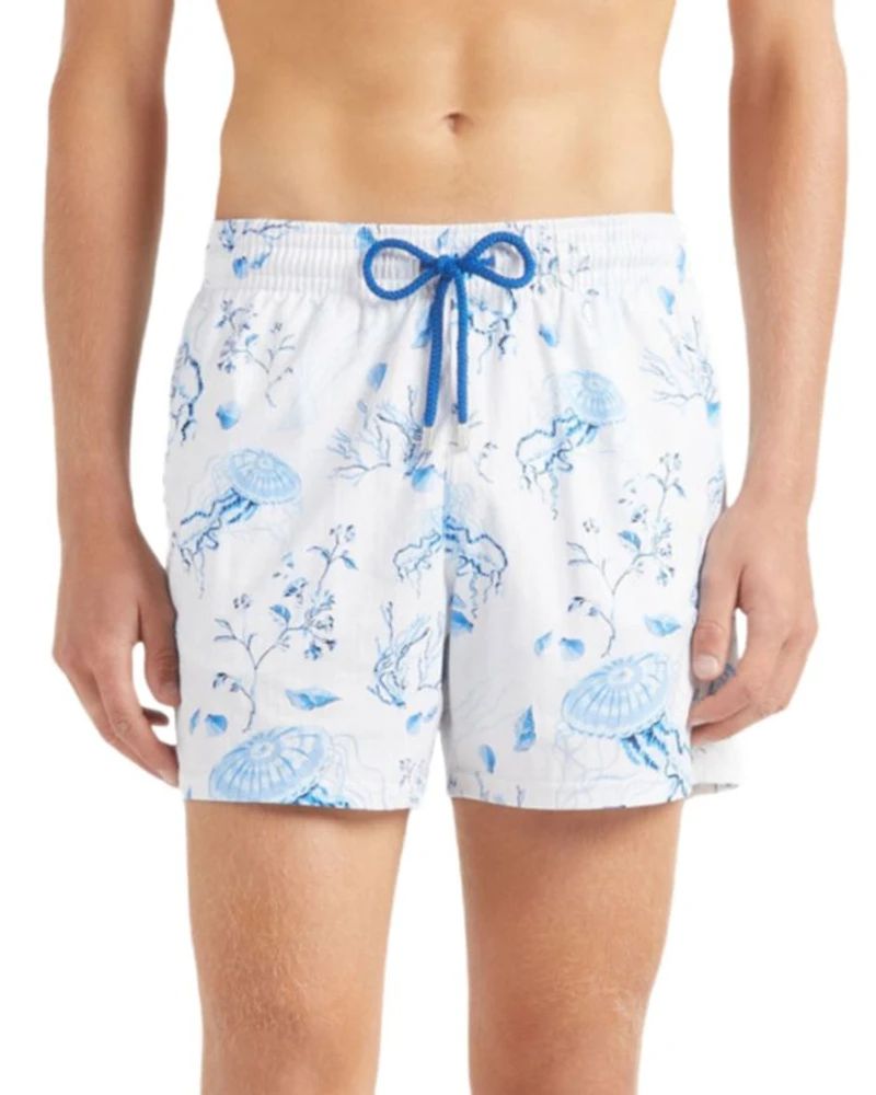 Medusa & Shells Stretch 4.5" Swim Trunks