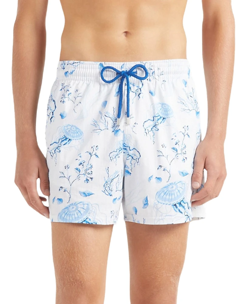 Vilebrequin Medusa & Shells Stretch 4.5 Swim Trunks