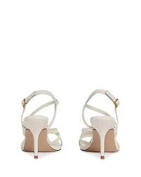 Women's Elise Barely There Square Toe Strappy High Heel Sandals