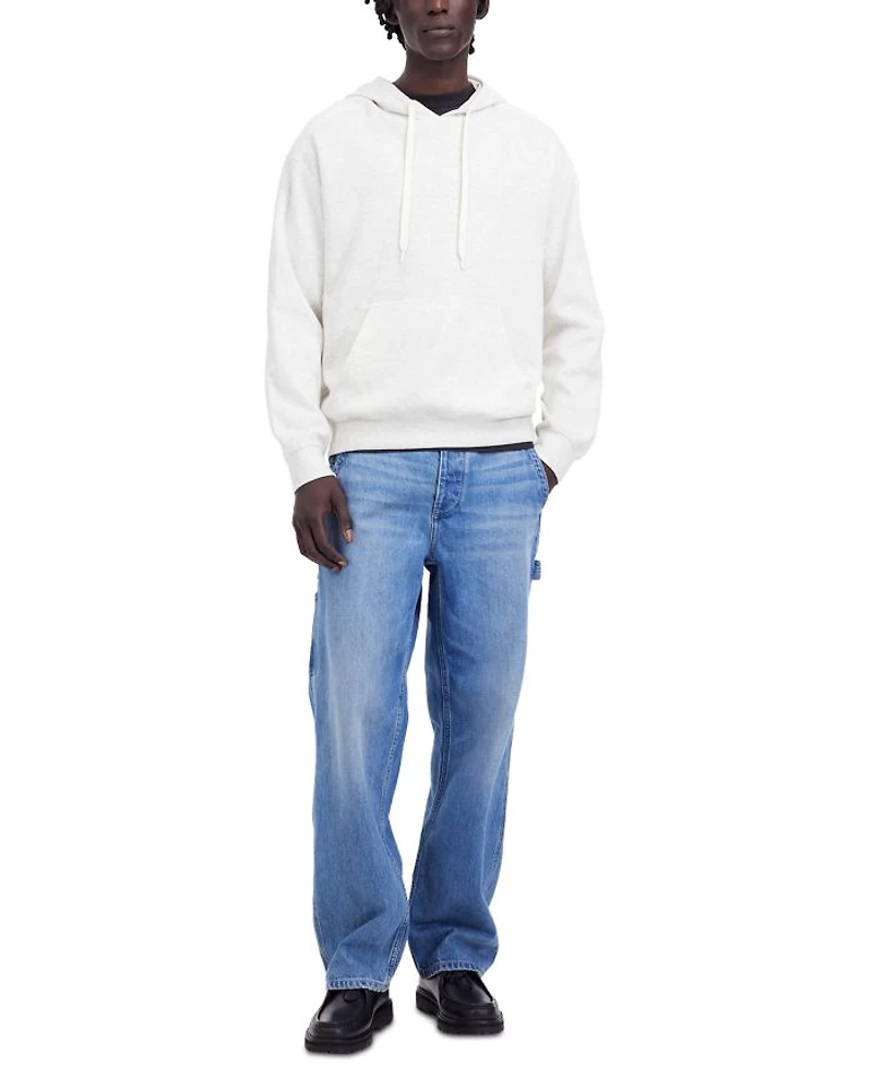 French Rib Knit Regular Fit Hoodie