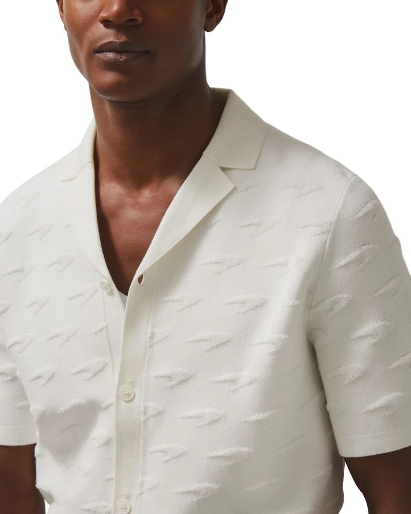 Speedmark Knitted Short Sleeve Camp Shirt