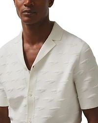 Speedmark Knitted Short Sleeve Camp Shirt