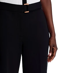 Full Novelty Buckle Wide Leg Pants