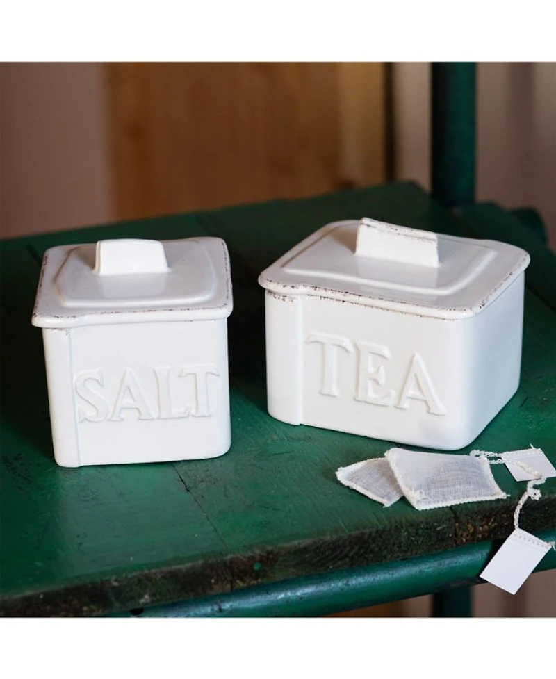 Lastra White Salt Cellar