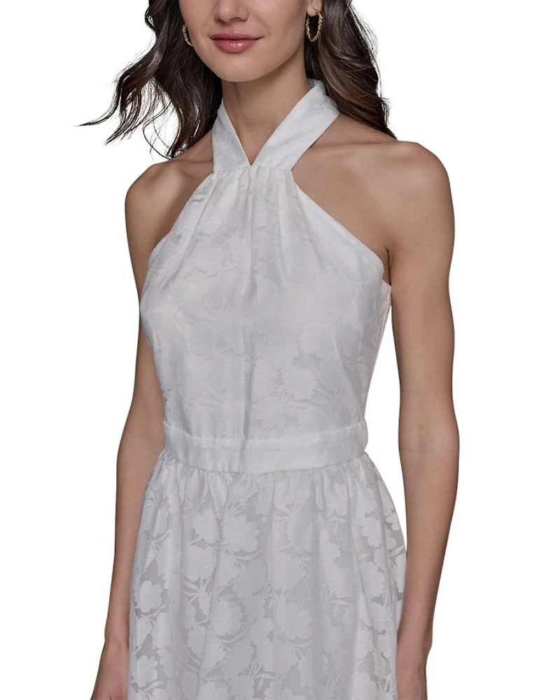 Floral Burnout Dress