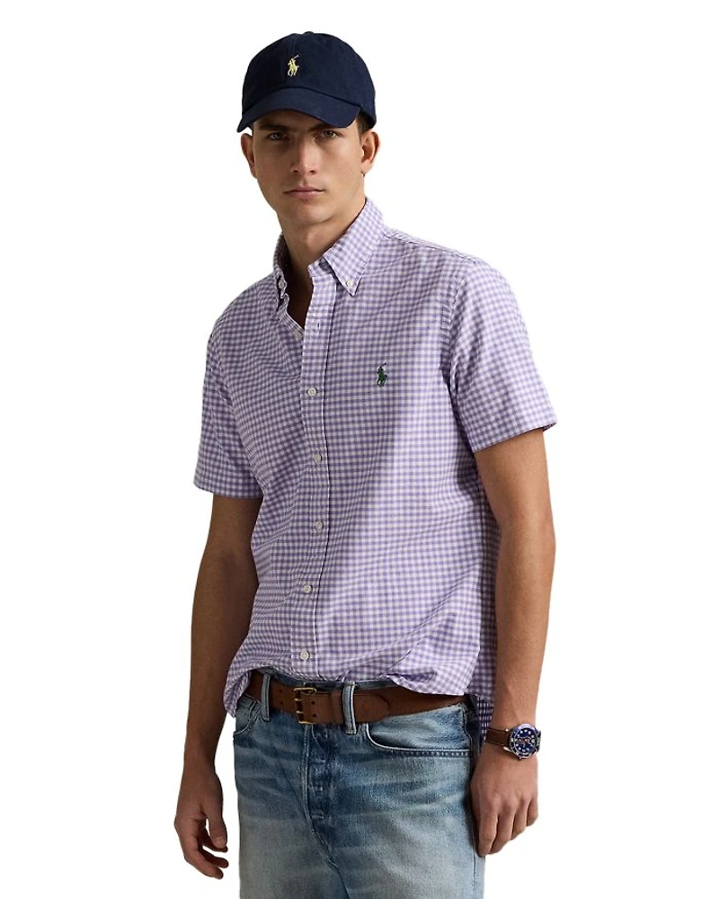 Classic Fit Gingham Oxford Shirt