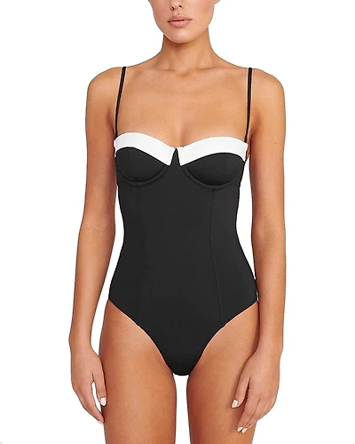 Staud Maeve One Piece Swimsuit