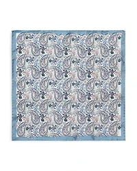 Eton Paisley Silk Pocket Square