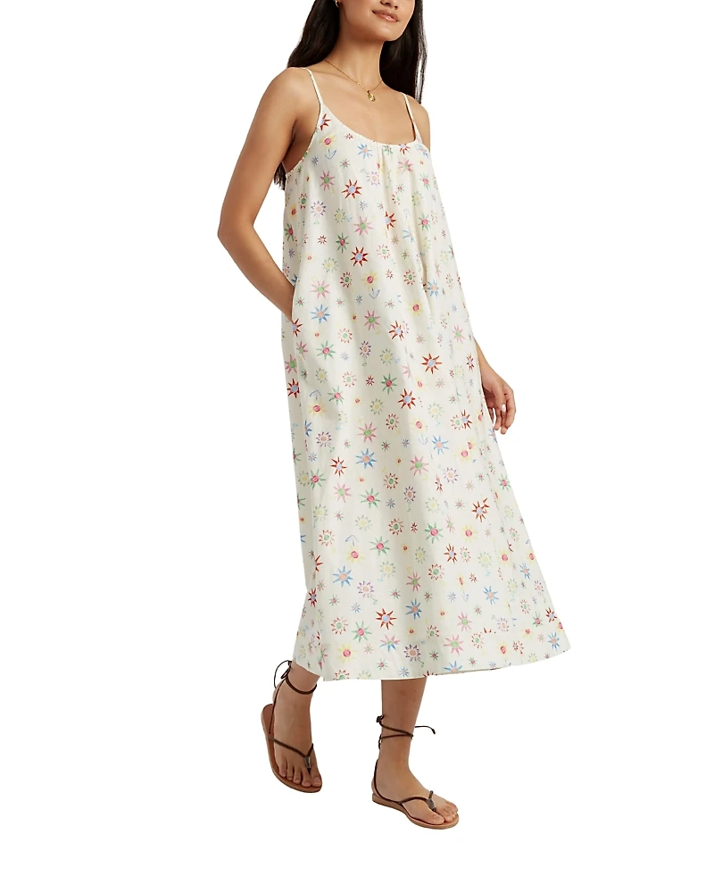Chinti & Parker Women's Linen-Cotton Etoile Sundress