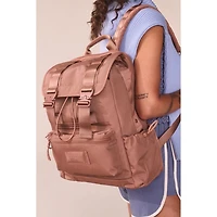 Brooklyn Flap Top Backpack, Warm Dust