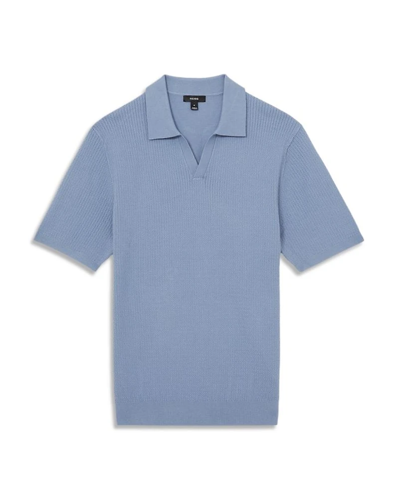 Open Collar Soft Polo Shirt