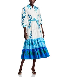 Elie Tahari The Cleo Embroidered Dress