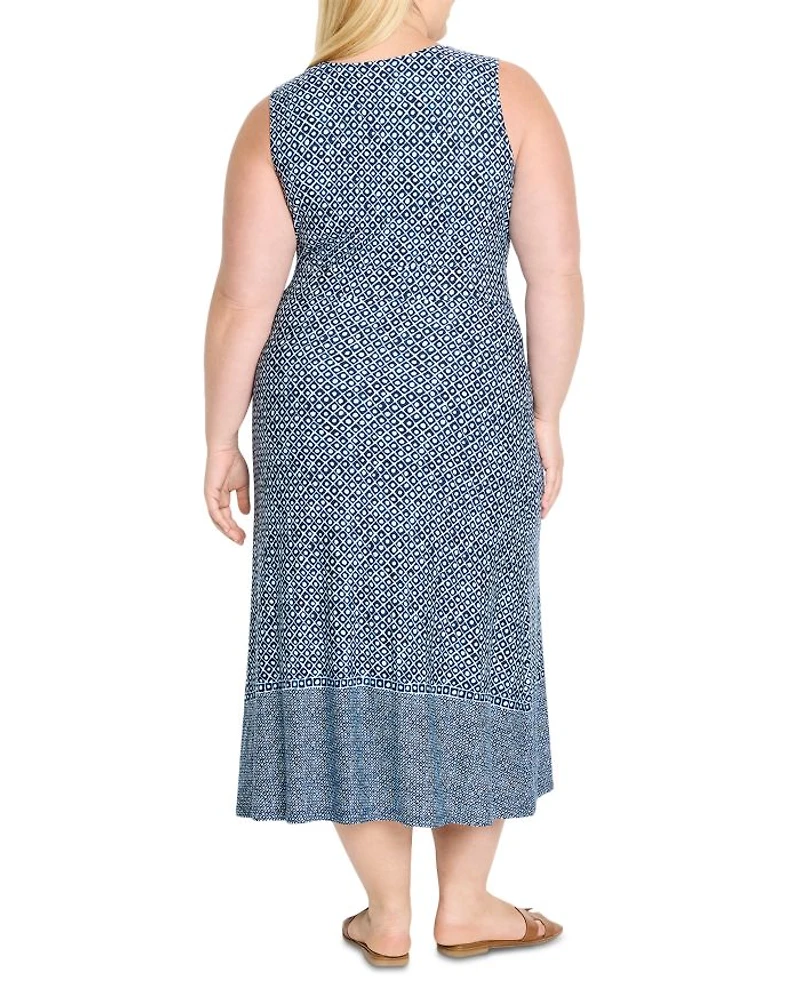 Ella Geometric Print Dress