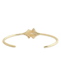 Pavé Ginkgo Leaves Cuff Bracelet