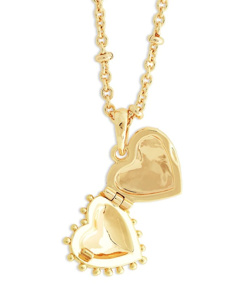 Heart Locket Pendant Necklace