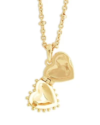 Heart Locket Pendant Necklace
