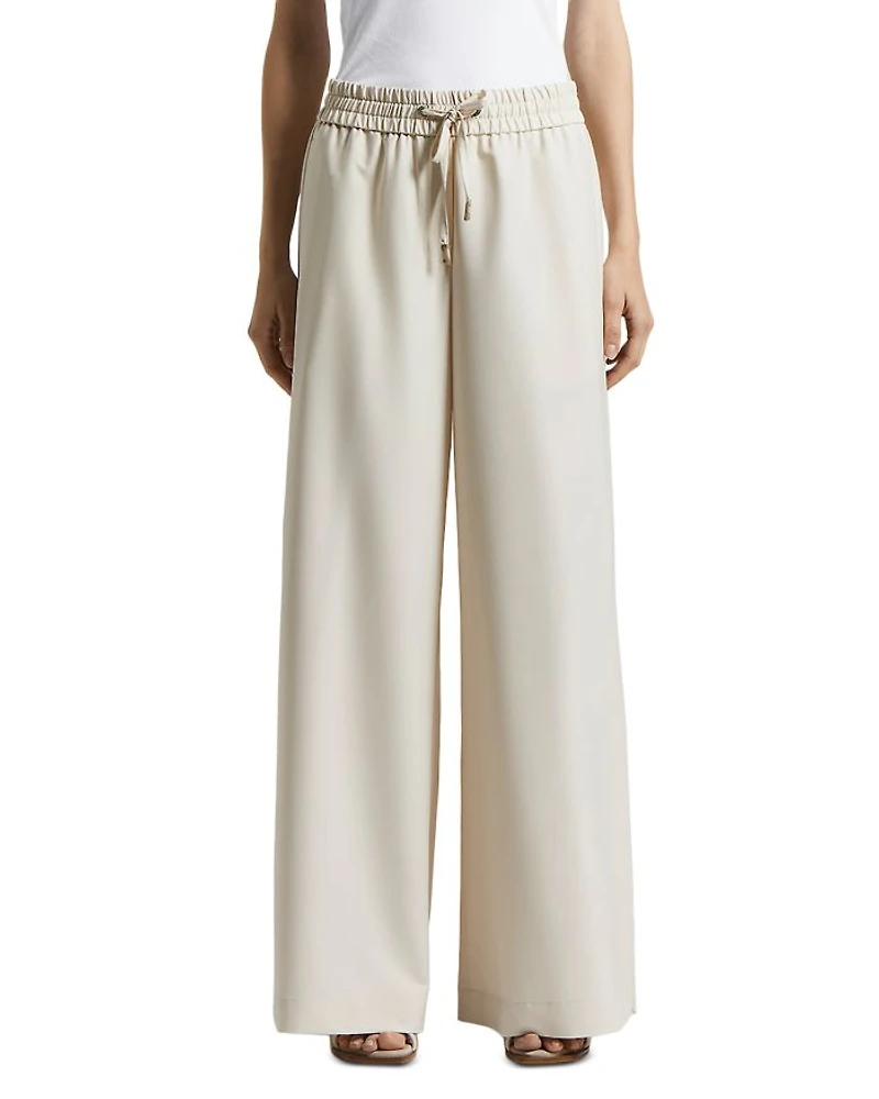 Split Hem Palazzo Pants