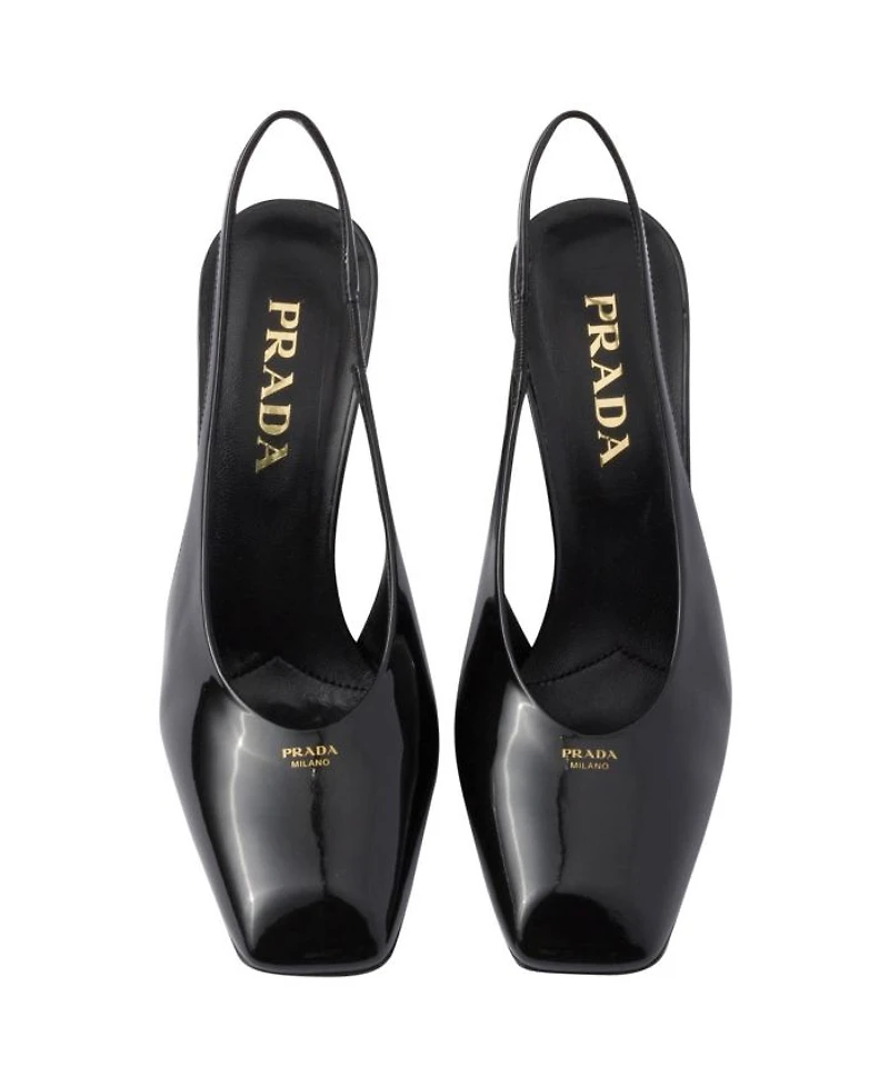Women's Patent Leather Slingback Pumps