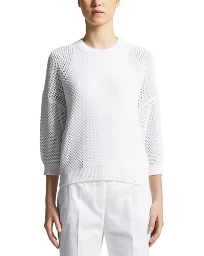 Knitted 3/4 Sleeve Sweater