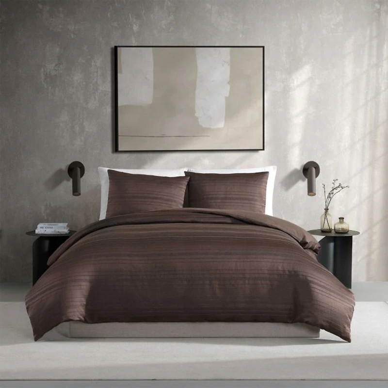 Illusion Lines 3 Piece Bedding Set