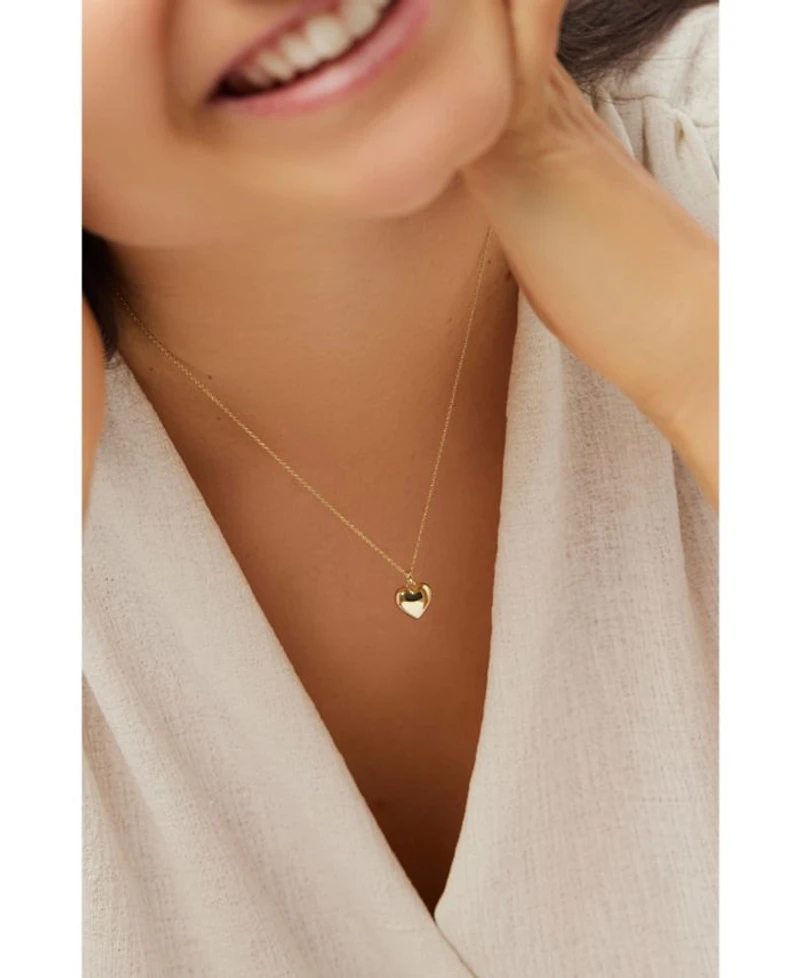 Gold Heart Small Lev Necklace