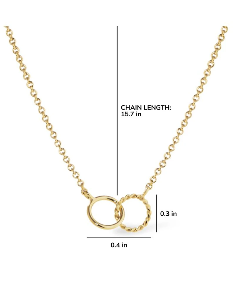 Sam Interlocking Circles Necklace