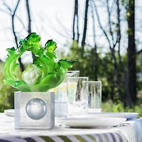 Tranquil Resplendence Crystal Cauliflower Figurine