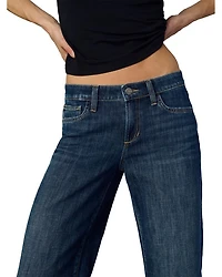 The Lou Low Rise Wide Leg Jeans Home Girl