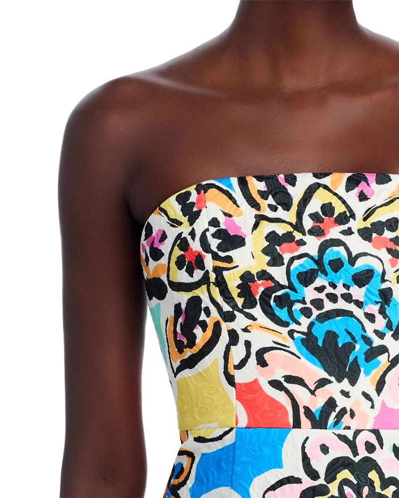 Orion Rainbow Oasis Jacquard Dress