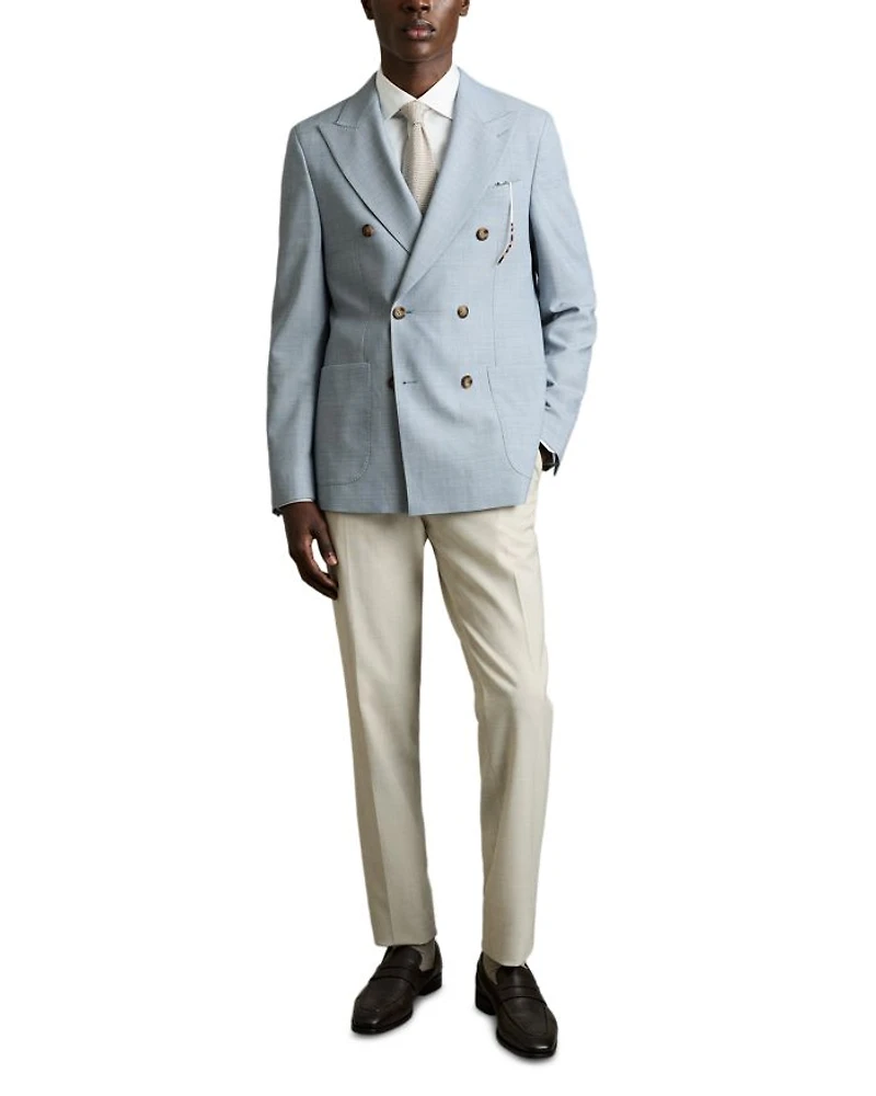 Belmont Double Breasted Textured Blazer