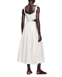 Solena Lace Trim Maxi Dress