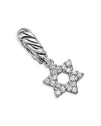 David Yurman Micro Pave Star of David Amulet