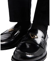 Men's Brushed Leather Loafers